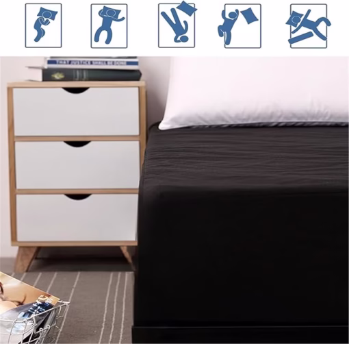 Waterproof Mattress Protector | Fitted Breathable Mattress Cover - Image 9